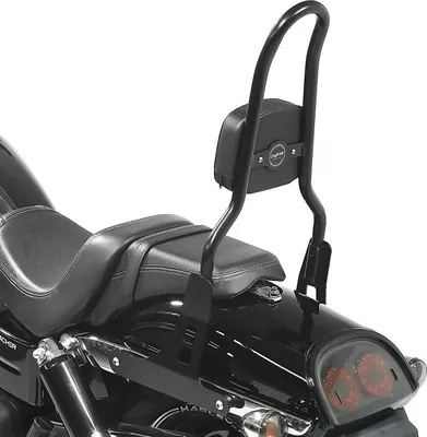 Produktbild von Sissy Bar CSL Fix für Harley Dyna Fat Bob 10-17 mit Gepäckträger schwa
