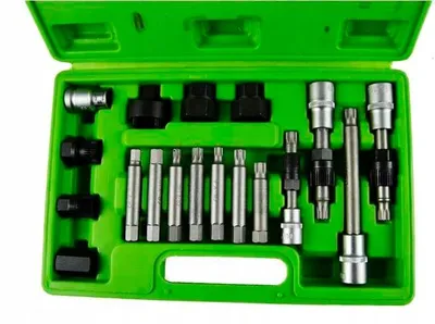 Produktbild von JBM D.51259 Alternatorenschlüssel Spezialwerkzeug 18-teilig