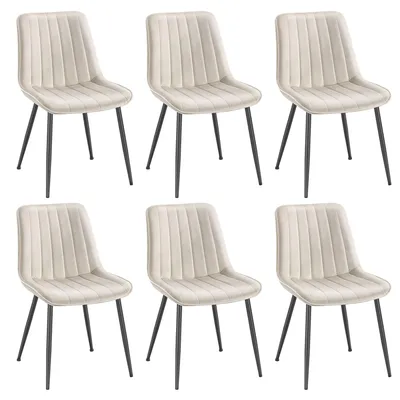 Produktbild von SONGMICS Esszimmerstuhl 2er Set, Küchenstuhl, Polsterstuhl, bis 120 kg belastbar