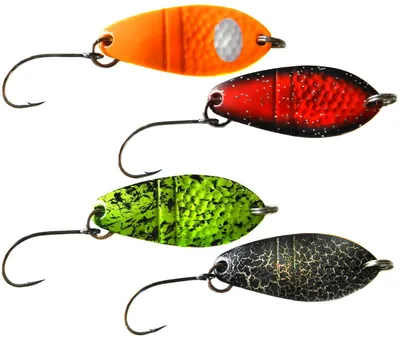 Produktbild von Paladin Blinker Trout Spoon 2,7g - Forellenblinker, Farbe:grün-schwarz/silberfarben