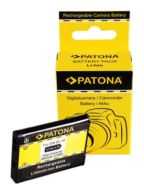Obrázok produktu pre Batéria kompatibilná s fotoaparátom Nikon EN-EL19 CoolPix S2500 S2600 S2700 S2800 S2900 S3100 S3100