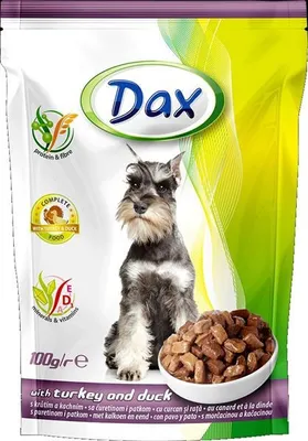 Obrázok produktu pre Dax kapsička pre psov 100g morka-kačica
