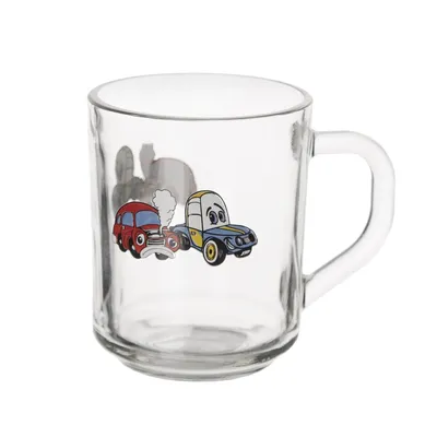 Image de Mug pour enfant avec motif voiture - passe au lave-vaisselle et au micro-ondes