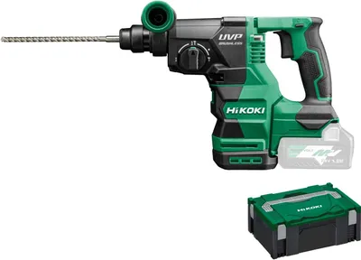 Obrázok produktu pre Hikoki DH3628DA W2Z, SDS Plus, Čierna, Zelená, Bezkartáčový motor, 2,8 cm, 950 ot/min, 3,2 J