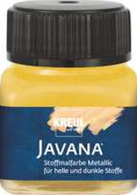 Produktbild von KREUL Javana Stoffmalfarbe Metallic Gold 20 ml