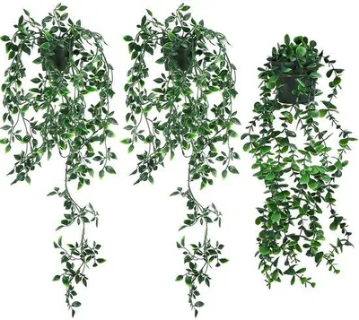 Productafbeelding van Kunststof hangplantenbakken, 56-80 cm, decoratie voor tuin en feest