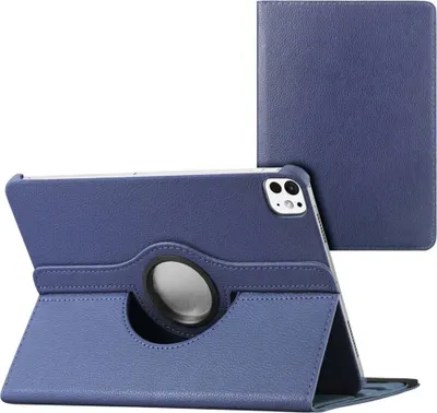 Produktbild von imoshion 360° drehbare Klapphülle iPad 11 (2025) 11 Zoll A16 / iPad 10 (2022) 10.9 Zoll - Dunkelblau