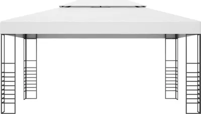 Obrázek produktu pro vidaXL Zahradní pavilon z práškově lakované oceli 4x3x2,7 m bílý