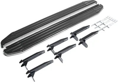 Image de Marchepieds Premium Aluminium Seuil Pour Volkswagen Amarok 2016-2022, 2 pcs Marchepied avec ABE Certificat, Matériel de Montage