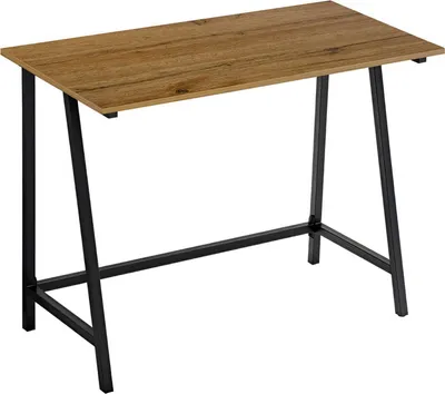 A product shot of a desk against a white background.