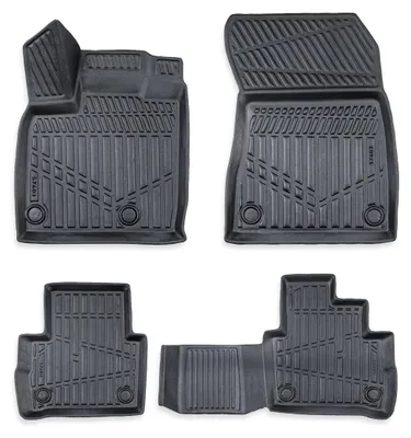 Produktbild von Komplettset 4‑teilig 3D-Gummifußmatten für den Innenraum Erpassan - NISSAN QASHQAI III (J12) 2022+