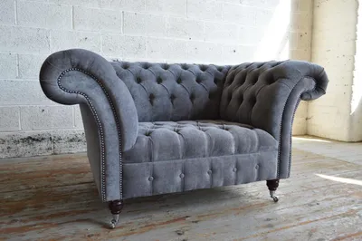 Zdjęcie produktu dla Fotel Chesterfield Television Design Tapicerka Sofa Kanapa Chesterfield Tekstylia Nowy D1