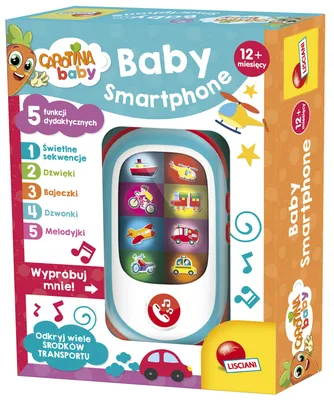 Obrázok produktu pre Baby smartphone elektroniczny z 5 funkcjami 304-PL55777