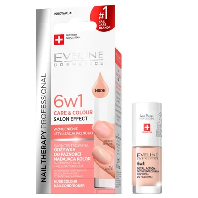 Zdjęcie produktu dla Eveline Cosmetics Nail Therapy Professional – odżywka do paznokci, długotrwały efekt, pielęgnacja, Nude
