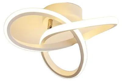 Image de Plafonnier, design moderne, économe en énergie, BLANC
