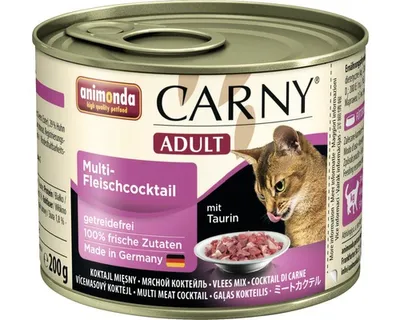 Obrázok produktu pre animonda Carny 4017721837026, Dospelý, Akékoľvek plemeno, Hovädzie mäso, Kuracie mäso, 200 g