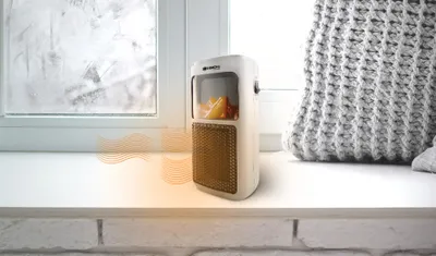 Produktbild von Heizlüfter Kompakt Feuereffekt Keramiklüfter Keramikheizelements Lüfter