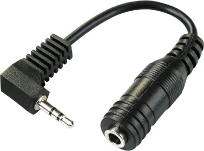 Produktbild von Schwaiger KHA4250 533, 2.5mm, Männlich, 3.5mm, Weiblich, 0,2 m, Schwarz