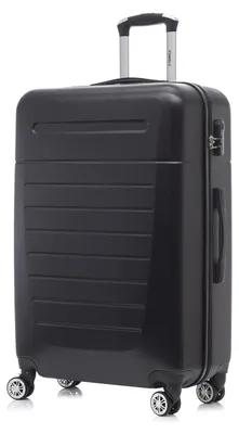 Image de Valise rigide, design élégant, poignée ergonomique, noire, 20 pouces (500 mm)
