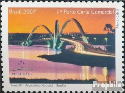 Produktbild von Briefmarken Brasilien 2007 Mi 3488 (kompl.Ausg.) postfrisch Juscelino-Kubitschek-Brücke