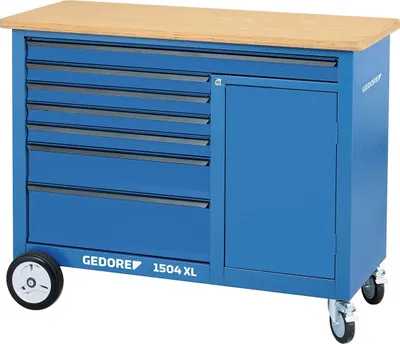 Produktbild von GEDORE 1504 XL-TS-308 Rollwerkbank mit Sortiment, 2980355