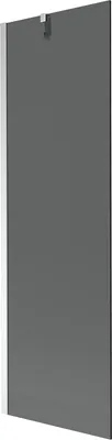 Produktbild von Mexen Next 1-Flügel-Badewannenwand 60 x 150 cm, Graphit, chrom - 895-060-000-00-40-01