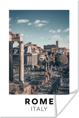 Produktbild von MuchoWow® Poster Italien - Rom - Architektur 60x90 cm - Wanddekoration