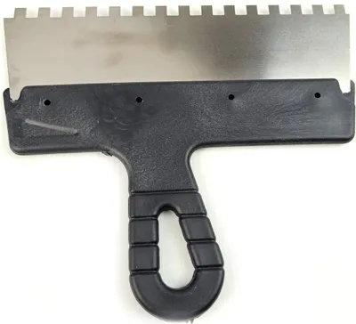 Produktbild von Zahnspachtel 250 mm Kleberspachtel Fliesenleger Spachtel 8 x 8 mm Rostfrei