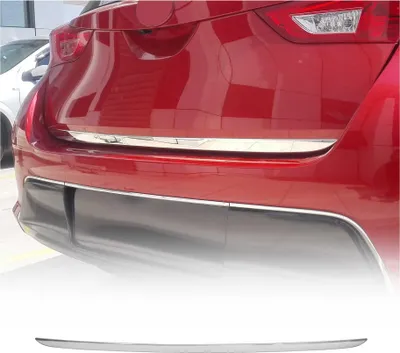 Immagine prodotto di Modanatura bagagliaio posteriore per Toyota Auris 2012-2019 inferiore in acciaio inox cromato