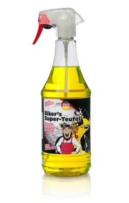 Produktbild von Biker's SUPER TEUFEL Universalreiniger rumd ums Bike 1l Sprühflasche