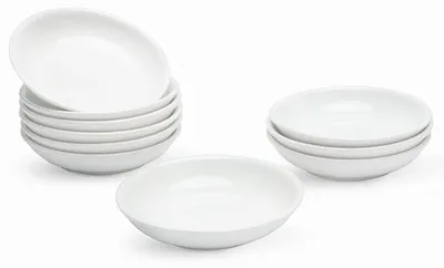 Immagine prodotto di Set di ciotole in porcellana, 4 pezzi, bianco, 10 cm