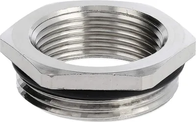 Produktbild von Reduzierung PG/PG von PG21x1,588 auf PG16x1,41 MRR21/16 Sechskant Messing (CuZn) vernickelt Anschlussgewinde 7,0mm - 1