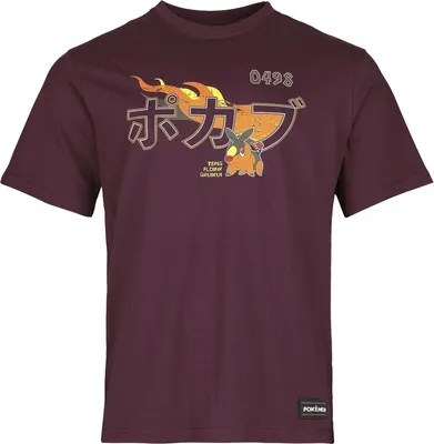 Produktbild von Pokémon T-Shirt Herren Floink #0498 bordeaux Fan-Merch, Gaming 100% Baumwolle XL