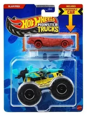 Produktbild von Hot Wheels Monster Trucks JJT57, Monstertruck, 3 Jahr(e), Metall, Mehrfarbig