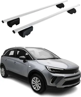 Produktbild von Dachträger Gepäckträger für Opel Crossland 2021-2023 Grundträger ABE Silber