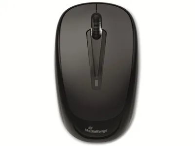 Produktbild von MediaRange Maus Wireless 3 Tasten, schwarz
