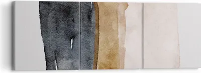 Produktbild von Bild auf Leinwand - Leinwandbild - 3 Teile - Abstraktion die Farben Aquarell - 90x30cm - Wand Bild - Wanddeko - Wandbilder - Leinwanddruck - Bilder - Wanddekoration - Leinwand bilder - CA90x30-4947