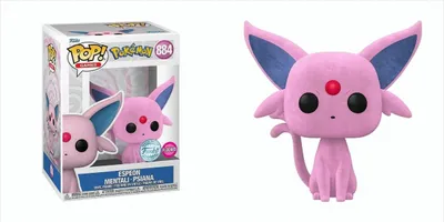 Produktbild von Pokémon - Psiana 884 Flocked - Funko Pop!