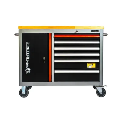 Immagine prodotto di Carrello da officina RETTER RS5 Workstation Banco da lavoro compatto con piano in legno massiccio
