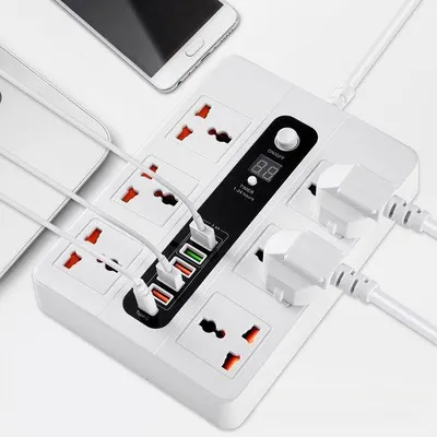 Obrázek produktu pro Vysoce výkonná nabíječka, prodlužovací kabely, nabíječka USB-C, 20W nabíječka, zástrčka s časovačem, bílá