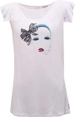 Immagine prodotto di 4011T maglia bimba ARMANI JUNIOR bianca multicolor t-shirt kid