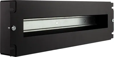 Produktbild von Spannungsverteilerfeld Stalflex VDP19-3U-B 483x132x61mm schwarz DIN TH35