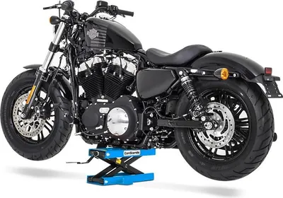 Produktbild von Motorrad Hebebühne Scherenheber Lift # Mini blau