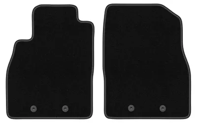 Productafbeelding van Velours voormatten voor Opel Ampera I 2012-2017 (hatchback) – 2-delig, zwart, op maat – Wielganizator BASIC