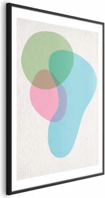 Produktbild von Posterpapier Poster - Colorful Spots 21x30 cm Abstrakt a-A-0385-ao-a