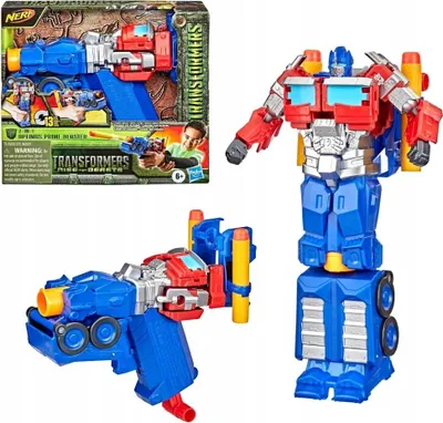 Image de HASBRO Nerf Transformers Optimus 2in1 lanceur F3901