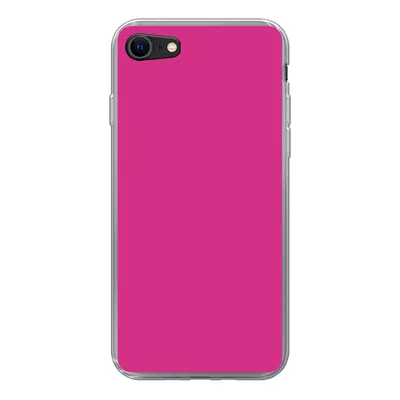 Obrázok produktu pre Kryt mobilného telefónu pre Apple iPhone SE (2022) Fuchsiová - Neón - Farby Silikónové mäkké puzdro