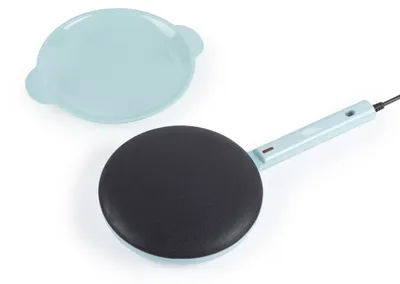 Immagine prodotto di Giles & Posner: piastra per pancake portatile – piastra in alluminio da 20 cm, rivestimento antiaderente senza PFAS