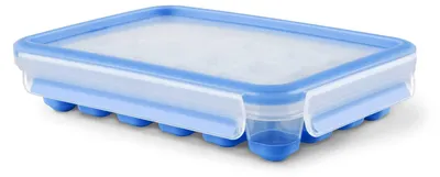 Produktbild von EMSA Clip & Close Eiswürfelbox, 5145, Eiswürfelbehälter, Blau, Transparent, Polypropylen (PP), Thermoplastisches Elastomer (TPE), Deutschland, 165 mm, 226 mm