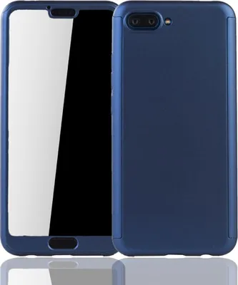 Produktbild von Handyhülle Schutzhülle für Huawei Honor 10 Full Case Cover Displayschutz 360 Blau